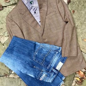 FALL/WINTER Brown Wool Sports Coat 40R